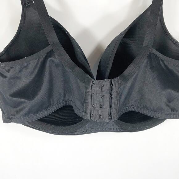 Cacique 42DDD Bra‎ Black Lane Bryant Plus Size Underwire Support Adjustable 7 - Picture 5 of 10